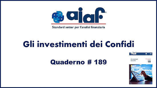 Gli investimenti dei Confidi Q #189